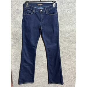 James Jeans Womens 29 Hector Low Rise Bootcut Dark Wash Denim Stretch Blue